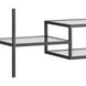 Stamos Black / Charcoal Grey Bookcase